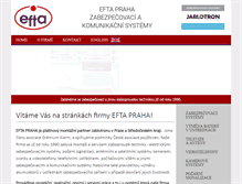 Tablet Screenshot of efta.cz