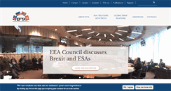 Desktop Screenshot of efta.int
